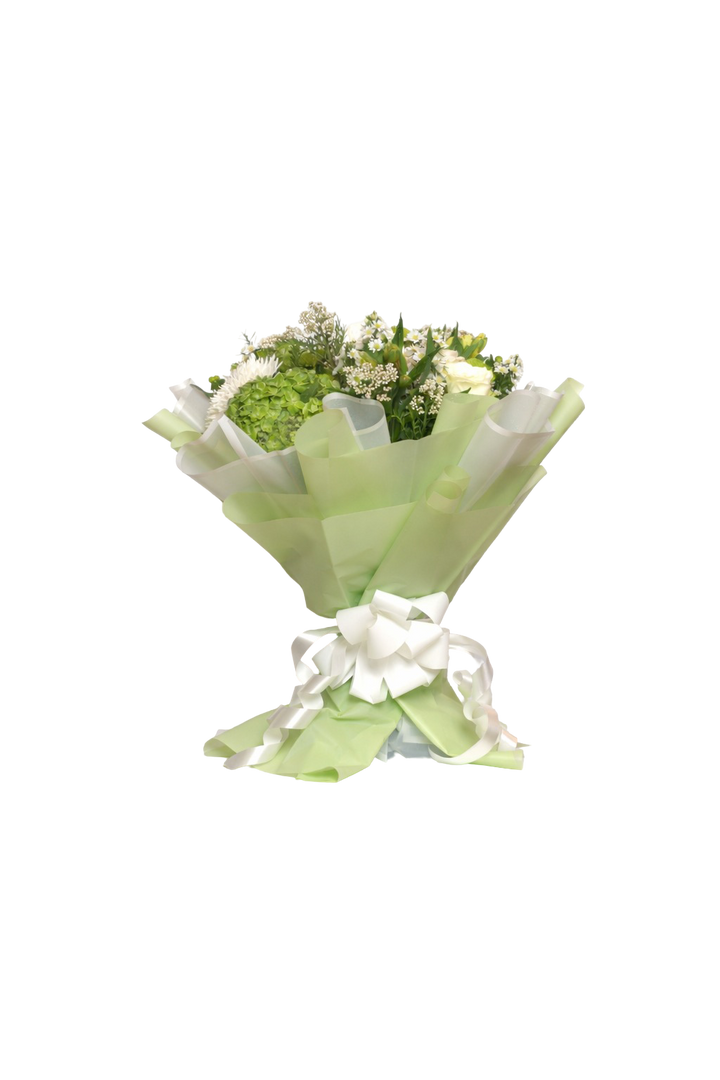 Verdant Ivory Elegance