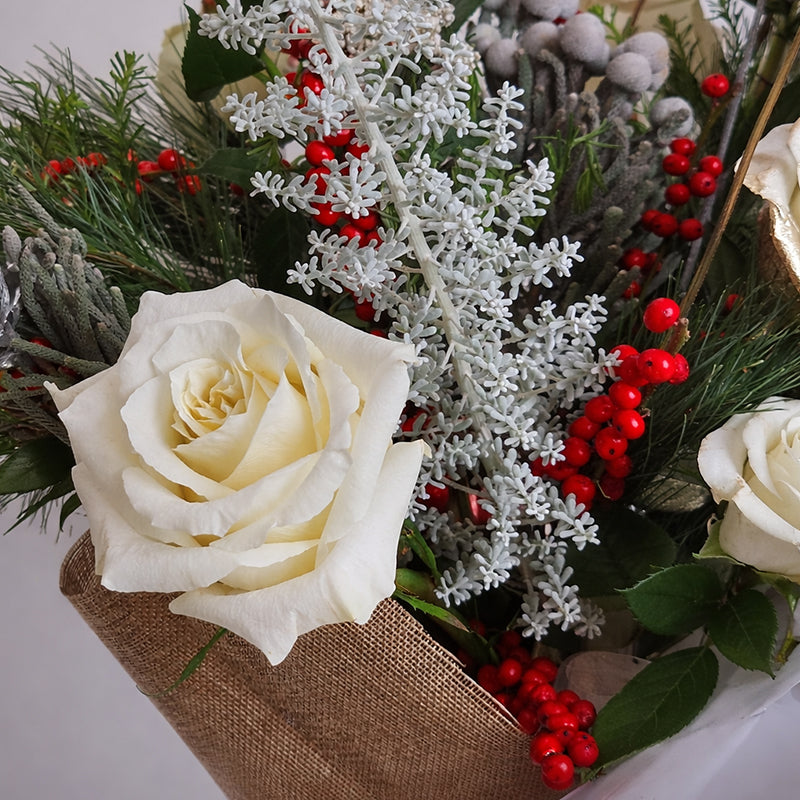 Winter Ivory Elegance Bouquet