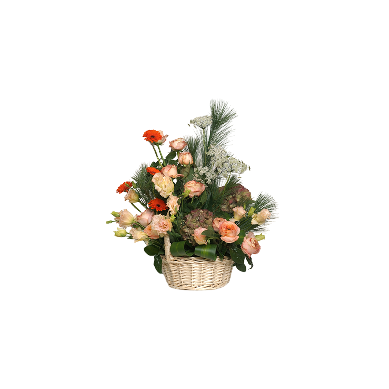 Meadow Grace Flower Basket