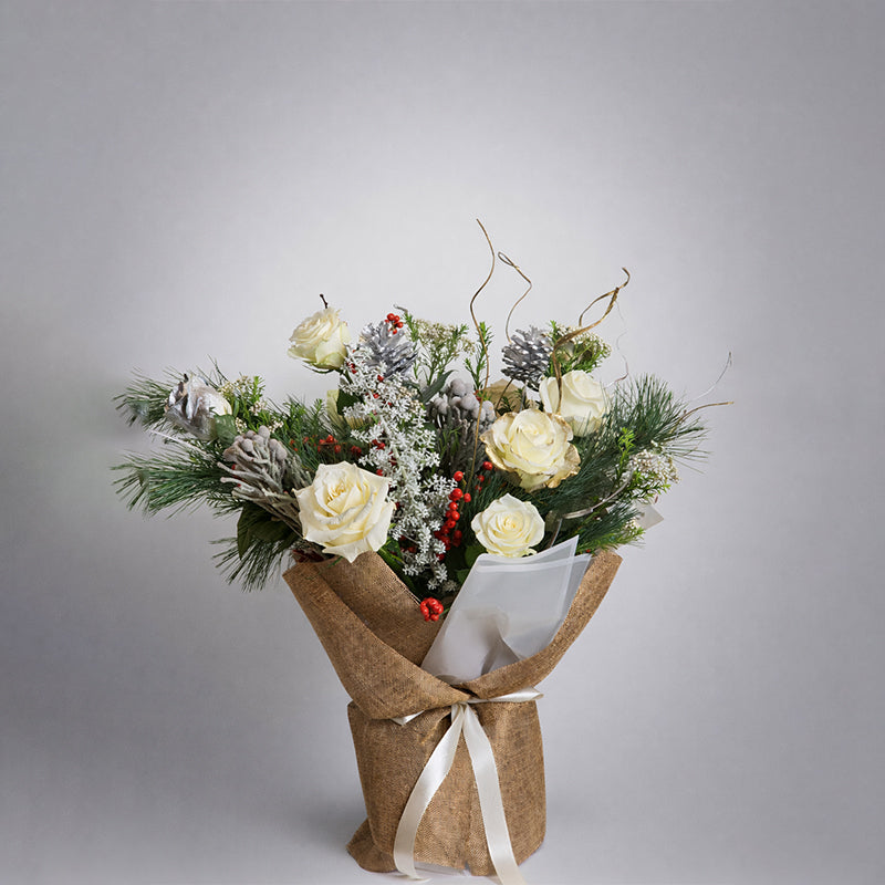 Winter Ivory Elegance Bouquet