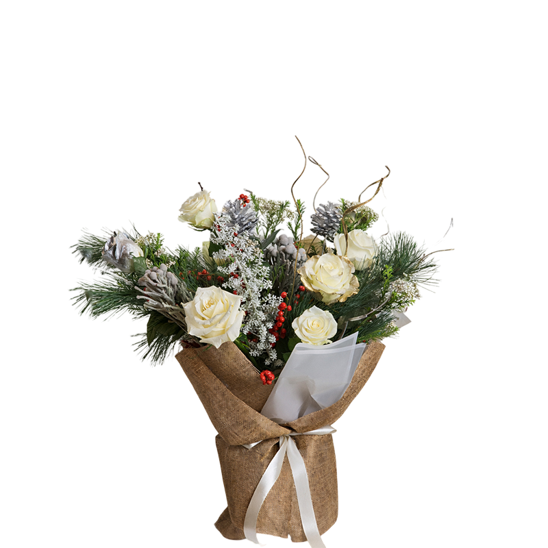 Winter Ivory Elegance Bouquet